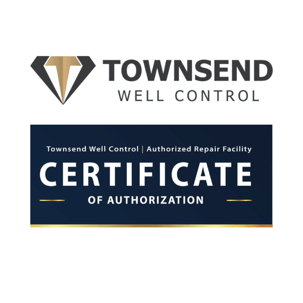 GP certified as Townsend Well Control's Authorised Repair Facility GP certified as Townsend Well Control's Authorised Repair Facility